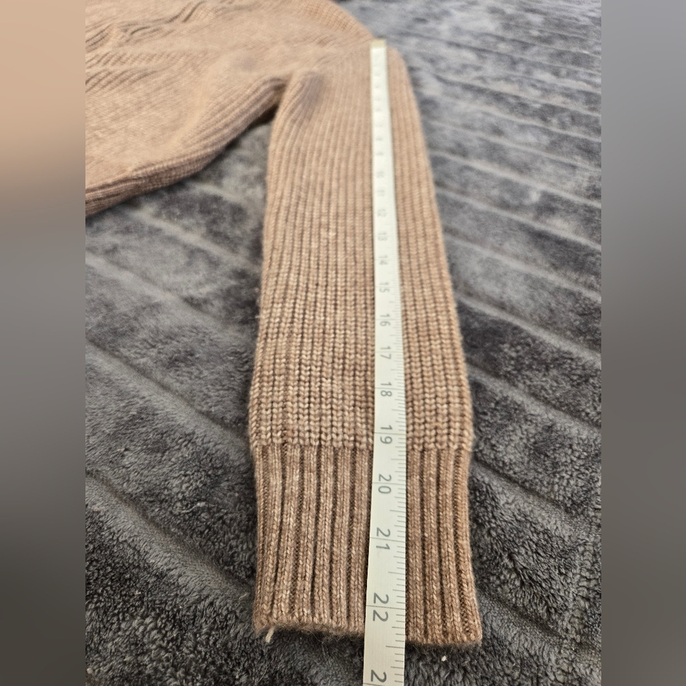 Jessica Simpson Khaki Cropped Sweater Women's Size Medium - Picture 8 of 8